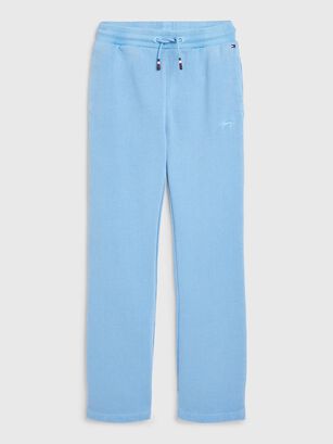 Pantalón De Chándal Con Pernera Ancha Azul Tommy Hilfiger,hi-res