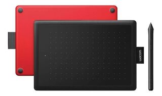 Tableta digitalizadora Wacom One by Wacom CTL-472 negra y roja,hi-res