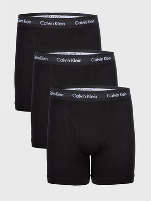 Pack 3 Bóxers Largos - Cotton Stretch Negro Calvin Klein,hi-res