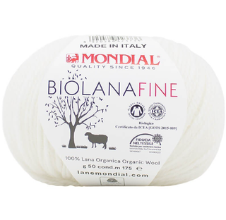 Lana 100% Organica- Biolana Blanco (Pack 3 unid),hi-res
