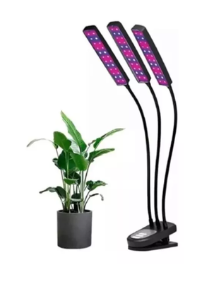 Lámpara Led Para Crecimiento De Plantas Con 3 Tubos Uv Color de la luz Violeta,hi-res