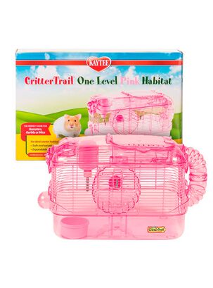 Jaula para Hamster Kaytee 1 nivel Pink Habitat,hi-res