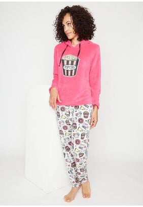 Pijama de coral fleece mujer 60.1519M KAYSER,hi-res