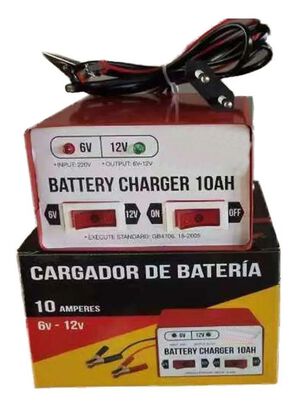 Cargador De Baterias Para Auto Moto 12/6 Volt 10 Amp,hi-res
