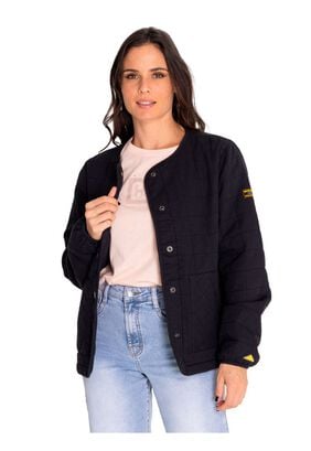 Chaqueta Mujer Heritage Lightweight Quilted Negro,hi-res