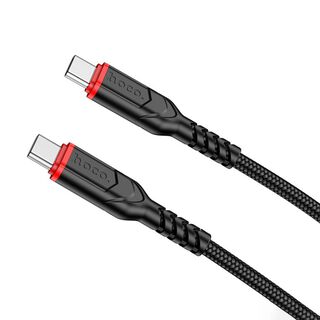 Cable Hoco X59 Victory USB Tipo C a USB Tipo C 1M 60W Negro,hi-res