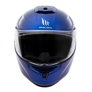 Casco De Moto Mt Helmets Hummer Solid A7 Azul + Regalo,hi-res