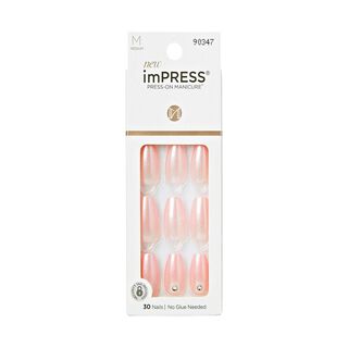 Uñas Postizas Impress Press On Glazed Pink,hi-res