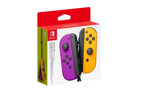 Joy-Con Orange Purple Nintendo Switch,hi-res