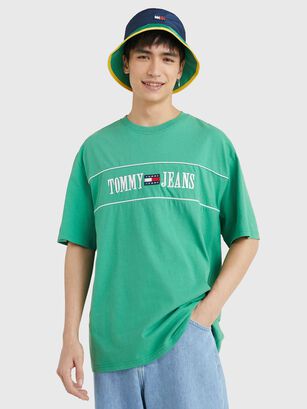 Polera Archive Con Parche Verde Tommy Jeans,hi-res