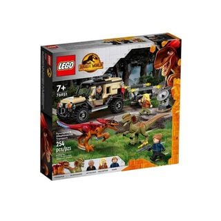 Lego Jurassic Park - Transporte del Pyrorraptor Dilofosaurio,hi-res