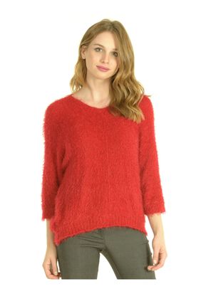Sweater C/V Rojo,hi-res