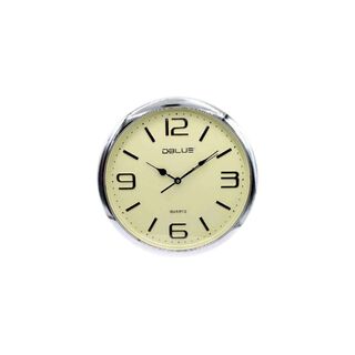 Reloj Para Pared De 15.7 Pulgadas Plateado - PuntoStore,hi-res