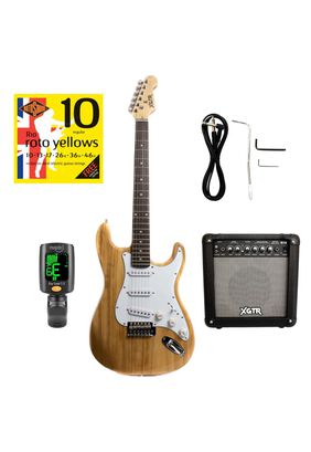 Pack Guitarra Eléctrica Stratocaster Natural XGTR ST111-NT,hi-res
