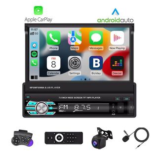 Radio Auto 7 Pulgadas Apple Carplay Android Auto - 1 Din,hi-res