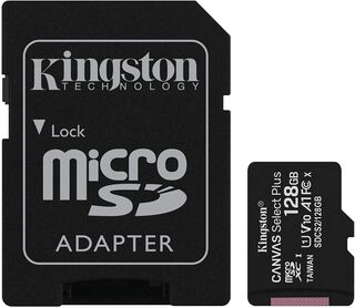 Memoria MicroSDXC 128GB Canvas Select Plus 100R/85R, Class 10 UHS-I,hi-res