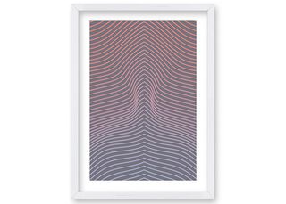 Cuadro 40x30 cm ilustración Ilusión lineal,hi-res