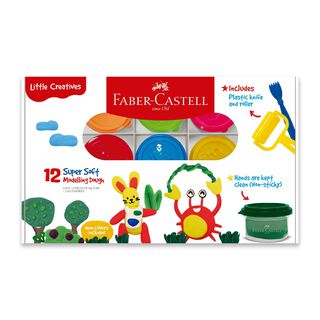 Plastilina Suave Faber-Castell Little Creatives x12 Colores,hi-res