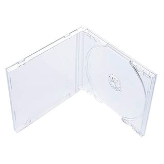 Pack 10 Cajas Cd Single Transparente 10.4mm Calidad Premium,hi-res