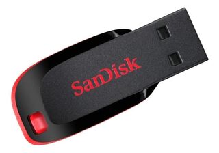 Pendrive SanDisk Cruzer Blade 32GB 2.0 negro y rojo,hi-res