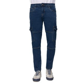 Jeans Skinny Cargo Azul Hombre Fashion'S Park,hi-res