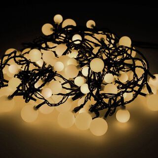 Guirnaldas LED solares doradas para Navidad,hi-res