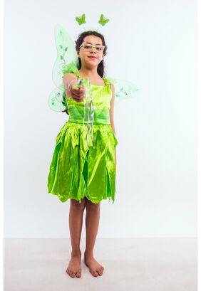 Disfraz Infantil Completo Campanita Tinker Bell Disney,hi-res