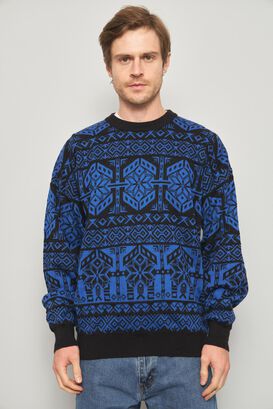 Sweater casual  multicolor obermeyer talla Xl 887,hi-res