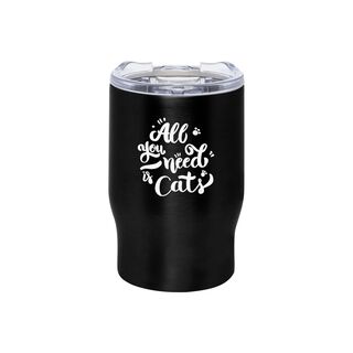 Mug Bold Black 350ml - All you need is cats,hi-res