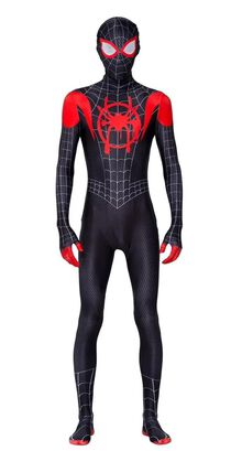 Disfraz Spiderman Miles Morales Lycra  Para Adultos,hi-res