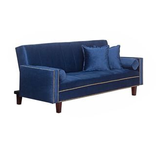 Futon Sofa Cama Golden Blue,hi-res