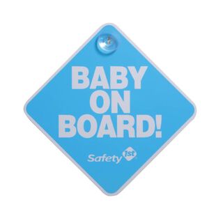 Letrero Baby On Board Azul,hi-res