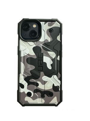 Carcasa UAG Antigolpes Para iPhone 15 Militar Blanco,hi-res