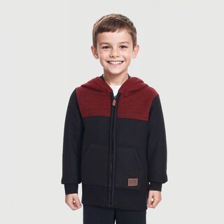 Sweater Niño Full Zipper Rojo Fashion´s Park,hi-res