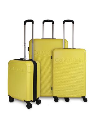 Set 3 maletas S+M+L Expression Amarillo Calvin Klein,hi-res