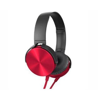 Audífonos Extra Bass MDR-XB350AP On Ear Rojo,hi-res