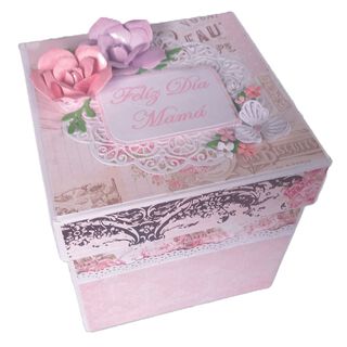 Caja para regalo  - Día de la madre - Rosa,hi-res