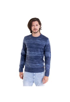 Sweater Degragado Azul Marino,hi-res