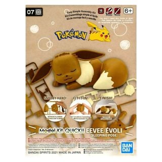Pokémon Model Kit Quick Eevee (Goodnight Pose),hi-res