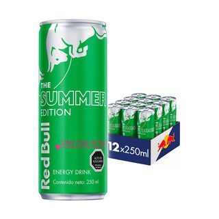 Red Bull Bebida Energética Pack 12 Latas Fruta del Dragón 250Ml,hi-res