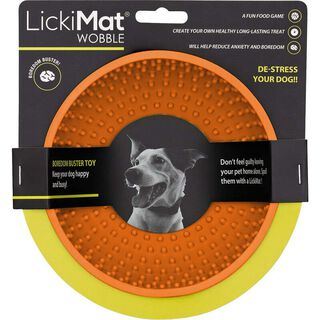 LickiMat Comedero Wobble Naranja,hi-res