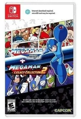Mega Man Legacy Collection 1 + 2 - Switch Físico - Sniper,hi-res