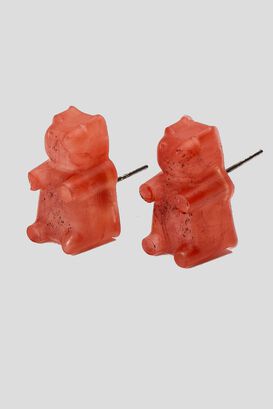 Aros Diseño Gummy Bear Naranjo Zameta By Lina,hi-res