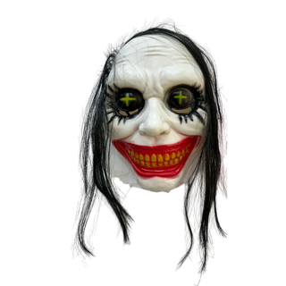 Mascara Disfraz Bruja Halloween Terror Horror,hi-res