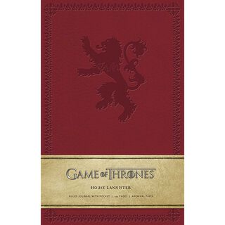 Libreta Game Of Thrones House Lannister Mediana Tapa Dura,hi-res