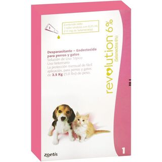 Revolution Gato Perro Menor 2,5 kgs Antiparasitario,hi-res