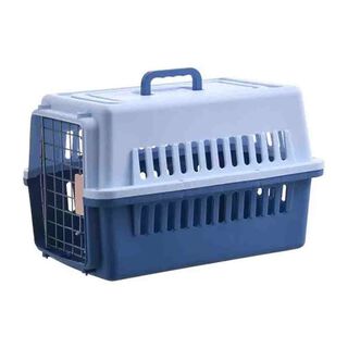 Canil Transportadora Gatos Perros Mascotas azul,hi-res