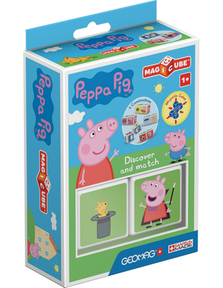 Cubos Magnéticos Peppa Pig-Descubre y Combina 2 U,hi-res