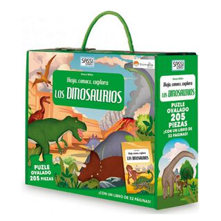Libro y Puzzle Dinosaurios,hi-res