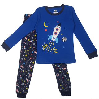 Pijama algodón niño espacial,hi-res